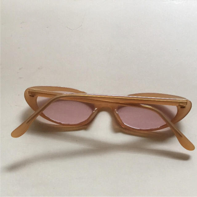 レンズ薄いピンクのオーバル伊達メガネ レディースのファッション小物(サングラス/メガネ)の商品写真