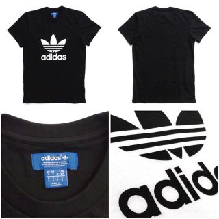 アディダス(adidas)のadidas originals 黒Tシャツ(Tシャツ/カットソー(半袖/袖なし))