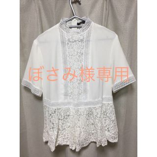 ザラ(ZARA)のZARA ブラウス  Lサイズ(シャツ/ブラウス(半袖/袖なし))