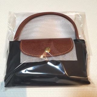 ロンシャン(LONGCHAMP)の未開封 ブラックロンシャン バッグ  Sサイズ(トートバッグ)