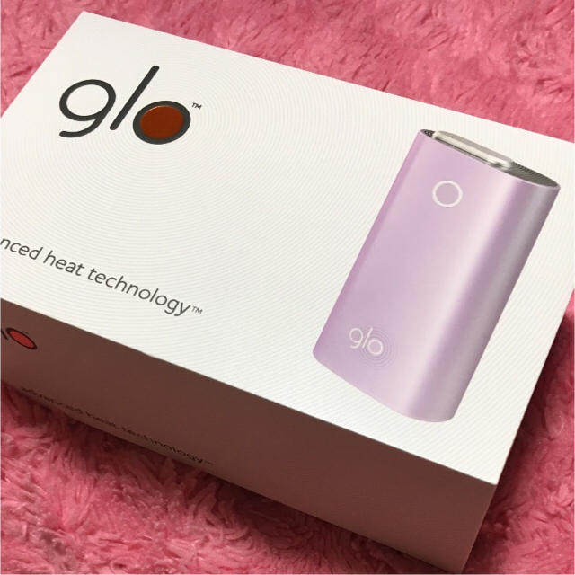 新作勢ぞ揃い glo グロー 新品 未使用 モーヴピンク レシート