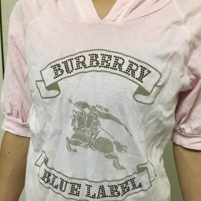 BURBERRY(バーバリー)のバーバリーブルーレーベル フード付きワンピース 38 レディースのトップス(パーカー)の商品写真