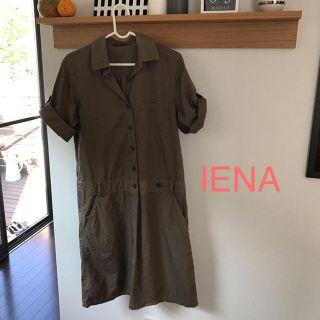 イエナ(IENA)のIENA シャツワンピース  (ひざ丈ワンピース)