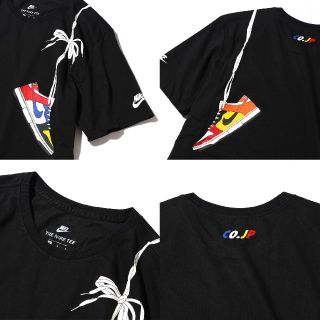 ナイキ(NIKE)のAtmos NIKE DUNK Tシャツ what the ブラック(Tシャツ/カットソー(半袖/袖なし))