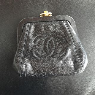 シャネル(CHANEL)のCHANEL キャビアスキン ガマ口財布(財布)