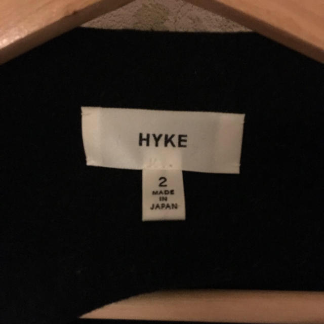 HYKE ノーカラー メルトンジャケット 3