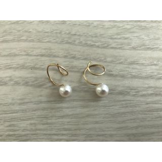 スタージュエリー(STAR JEWELRY)の紅茶さま専用  スタージュエリー パールピアス スパイラル(ピアス)