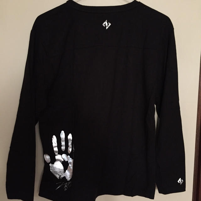 黒のロングTシャツ メンズのトップス(Tシャツ/カットソー(七分/長袖))の商品写真
