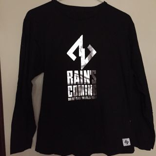 黒のロングTシャツ(Tシャツ/カットソー(七分/長袖))