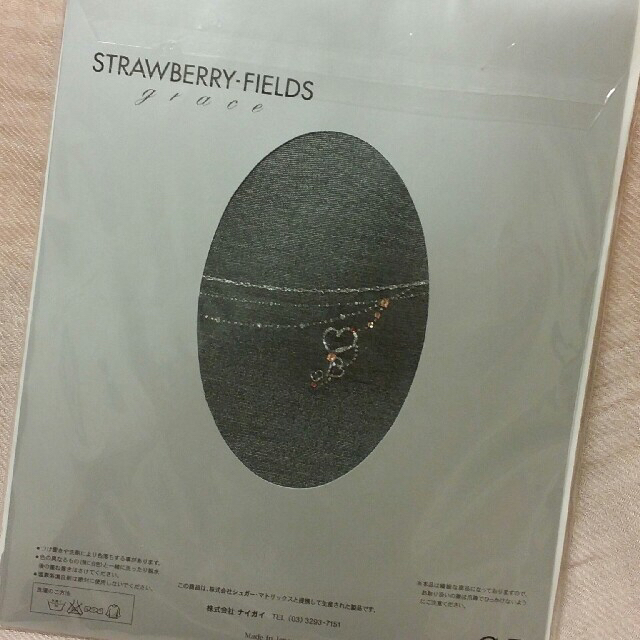 STRAWBERRY-FIELDS(ストロベリーフィールズ)の【新品】strawberryfields♡アンクレットハート柄ストッキング レディースのレッグウェア(タイツ/ストッキング)の商品写真