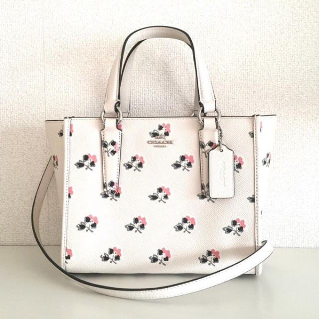 F34774＊素材1点のみ！【新品】COACH☆2wayハンドバッグ フローラル