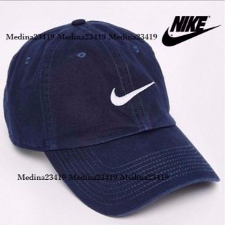 ナイキ(NIKE)の限定価格！★新品NIKE★ナイキswoosh刺繍ロゴキャップネイビー(キャップ)