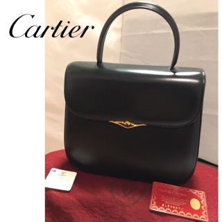 カルティエ(Cartier)の新品未使用★Cartier★サファイアラインバッグ付属品Gカード付★定価25万円(ハンドバッグ)