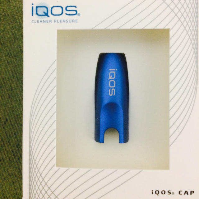 新品 IQOS キャップ アクアブルー メンズのファッション小物(タバコグッズ)の商品写真