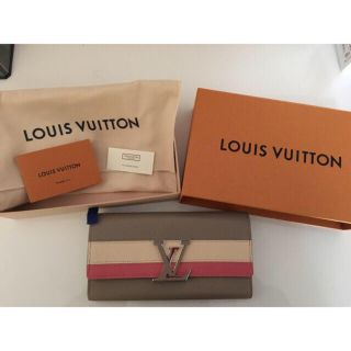 ルイヴィトン(LOUIS VUITTON)のヴィトン カプシーヌ (長財布)