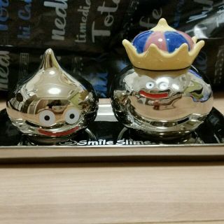 DQ ドラクエ スライム 陶器塩コショウ入れ(収納/キッチン雑貨)