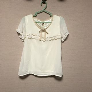 プライムパターン(PRIME PATTERN)の♡通勤服6♡ スカラップ ブラウス(シャツ/ブラウス(半袖/袖なし))