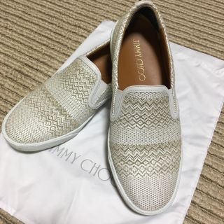 ジミーチュウ(JIMMY CHOO)のJIMMY CHOO スリッポン39(スリッポン/モカシン)