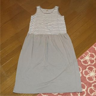 ムジルシリョウヒン(MUJI (無印良品))のマタニティ 授乳服 ワンピース マキシ丈 マキシ ワンピ 犬印 faily(マタニティワンピース)