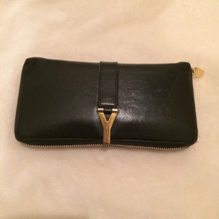 サンローラン(Saint Laurent)のSaint Laurent  Yラインラウンドジップ長財布(財布)