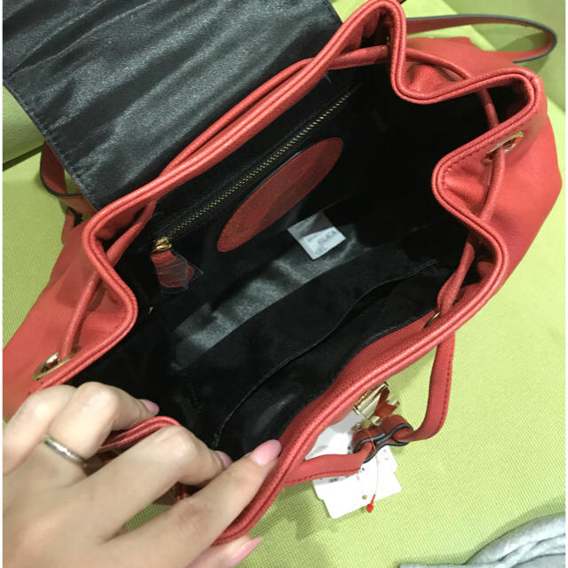 SLOBE IENA(スローブイエナ)のIENA SLOBE Hashibami レザーリュック 新品未使用 本革 レディースのバッグ(リュック/バックパック)の商品写真