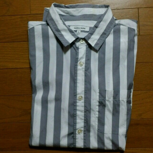 Global Work グローバルワーク グレーストライプシャツ メンズlの通販 By ミチルs Shop グローバルワークならラクマ Global Work グローバルワーク グレーストライプシャツ メンズlの通販 By ミチルs Shop グローバルワークならラクマ