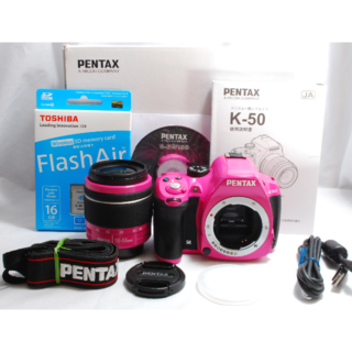 PENTAX - ♥️かわいいピンク♥️ ペンタックス K-50 ピンクレンズ