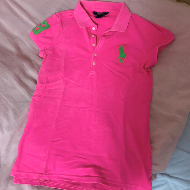 ポロラルフローレン ピンクポロシャツのサムネイル