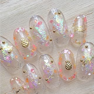 売り切りsale✨トロピカルネイル♡夏ネイル