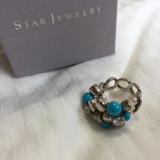 スタージュエリー(STAR JEWELRY)のスタージュエリーシルバーターコイズリング(リング(指輪))