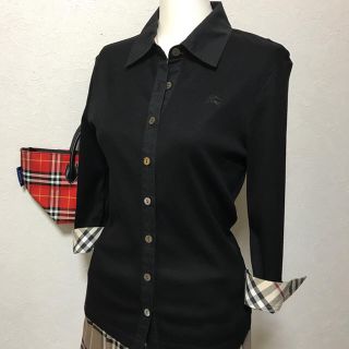 バーバリー(BURBERRY)のBurberry☆ニットシャツⓂ︎(シャツ/ブラウス(長袖/七分))