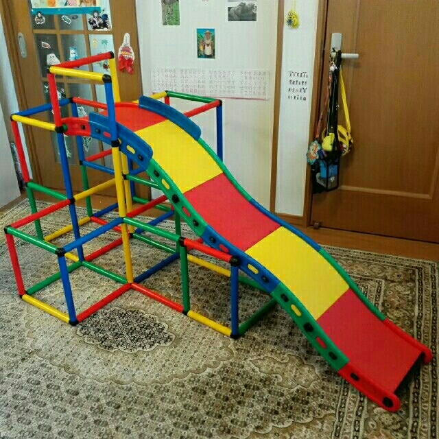 【室内で本格的にジム・滑り台を楽しめる❗❗】マンテンのへんしーんスライダー🎵 | フリマアプリ ラクマ 【室内で本格的にジム・滑り台を楽しめる❗❗】マンテンのへんしーんスライダー🎵 | フリマアプリ ラクマ