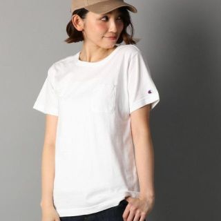 チャンピオン(Champion)の美品 champion ポケ付きT(Tシャツ/カットソー(半袖/袖なし))