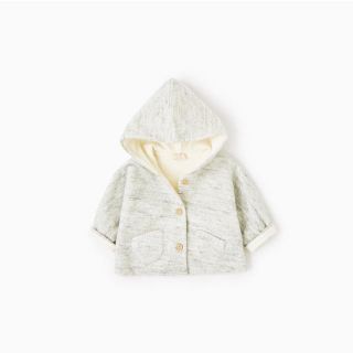 ザラキッズ(ZARA KIDS)のZara Mini オーガニックコットン製 フード付ジャケット(ジャケット/コート)