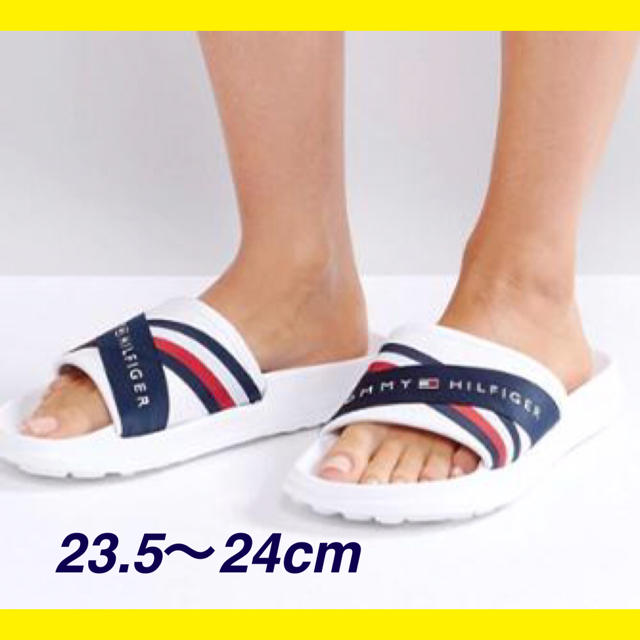 TOMMY HILFIGER(トミーヒルフィガー)の【残り1点】23.5〜24cm Tommy サンダル レディースの靴/シューズ(サンダル)の商品写真