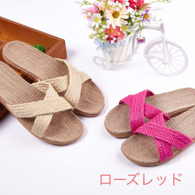 可愛い⭐︎花火 夏スリッパ 涼しい マ☆スリッパ レディースの靴/シューズ(サンダル)の商品写真