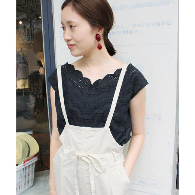 美品 ???? SLOBE IENA レース フレンチリーブ ブラウス