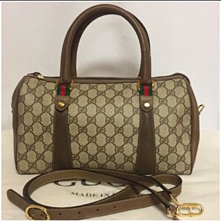 グッチ(Gucci)の946.アクセコ オールド GUCCI ミニ シェリー ライン 2way B(ボストンバッグ)