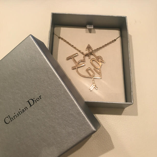 Christian Dior(クリスチャンディオール)のChristian Dior I LOVE DIORアイラブディオールネックレス レディースのアクセサリー(ネックレス)の商品写真