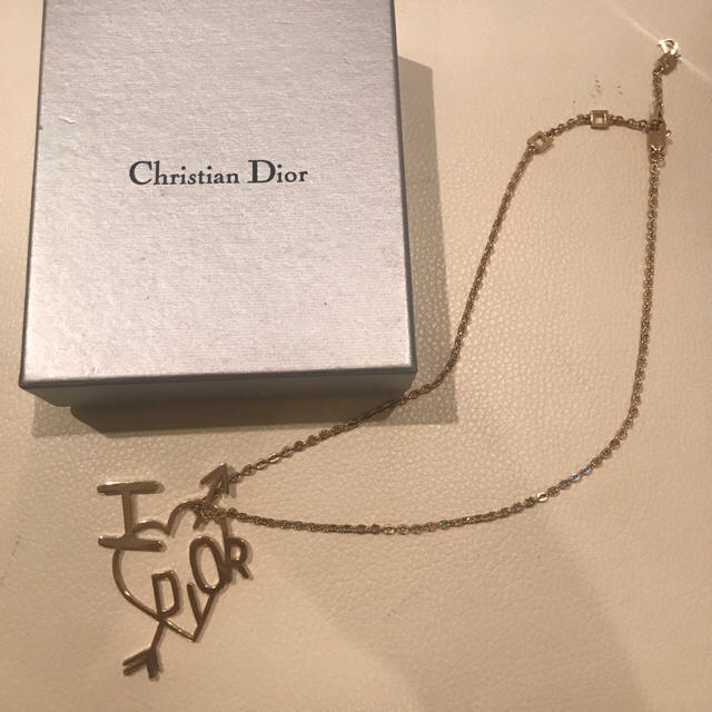 Christian Dior(クリスチャンディオール)のChristian Dior I LOVE DIORアイラブディオールネックレス レディースのアクセサリー(ネックレス)の商品写真