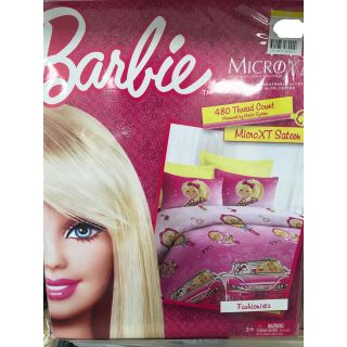 バービー(Barbie)の値下げしました！日本未入荷 Barbie ベッドシーツ、枕カバーセット(シーツ/カバー)