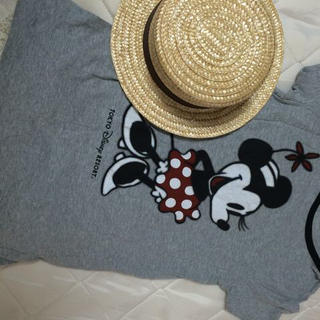 ディズニー(Disney)のdisney ミニーちゃんロングTシャツ(Tシャツ(半袖/袖なし))