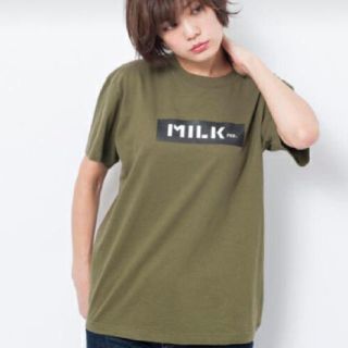 ミルクフェド(MILKFED.)のミルクフェド ♡ カーキtシャツ(Tシャツ(半袖/袖なし))