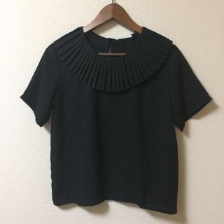 メルロー(merlot)の専用ページ merlot plus*ピエロ襟ブラウス(シャツ/ブラウス(半袖/袖なし))