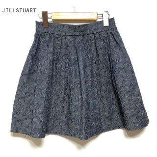 ジルスチュアート(JILLSTUART)のJILL STUART ジルスチュアート レース地 フレアスカート 071732(ひざ丈スカート)