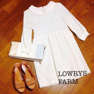 ローリーズファーム(LOWRYS FARM)の【LOWRYS】総レースワンピース(ひざ丈ワンピース)