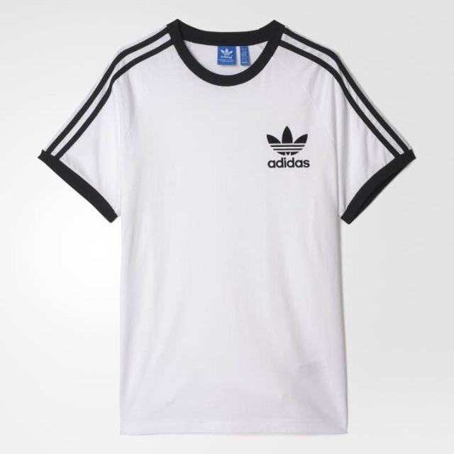 adidas(アディダス)のM ホワイト 新品 アディダス カリフォルニアTシャツ 白色 ユニセックス レディースのトップス(Tシャツ(半袖/袖なし))の商品写真