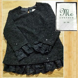 ミーアンドミークチュール(me & me couture)のme couture by me ミークチュール スパンコール トップス 美品(その他)