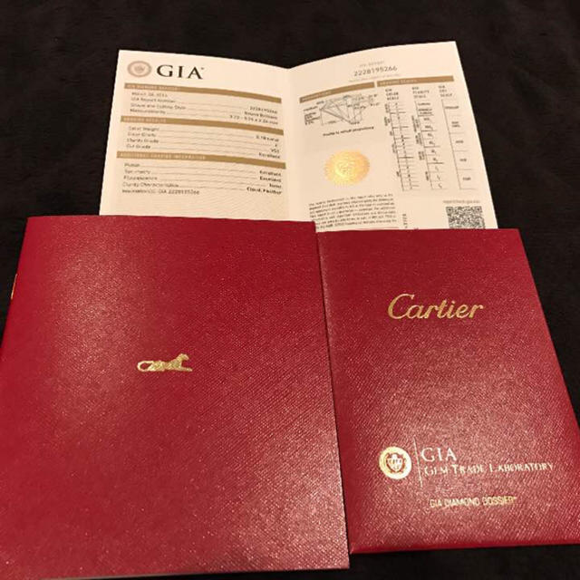 Cartier(カルティエ)の新品同様☆カルティエ☆ソリテールリング レディースのアクセサリー(リング(指輪))の商品写真