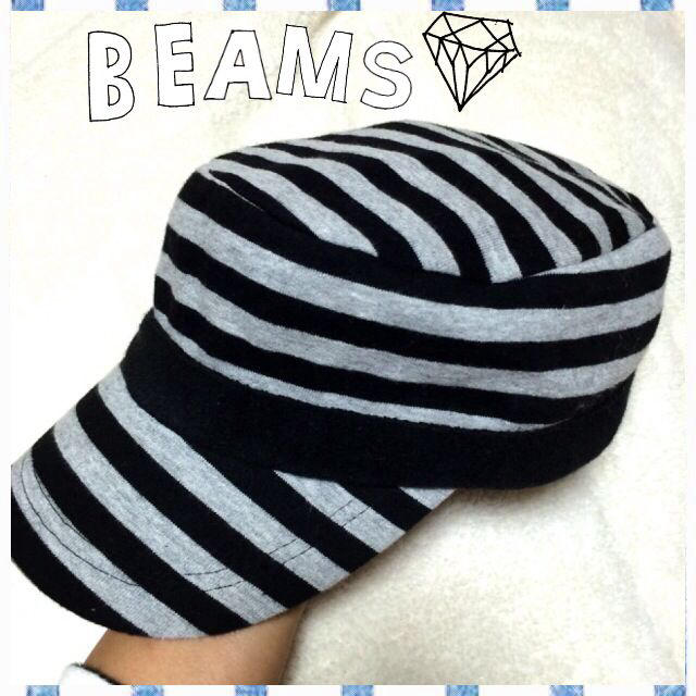 BEAMS(ビームス)のBEAMSボーダー帽子 レディースの帽子(キャップ)の商品写真